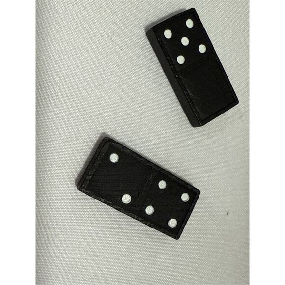 1986 Dominoes Classic Pressman Double Six (Wooden, 28 Count, In Original Box - Picture 9 of 9